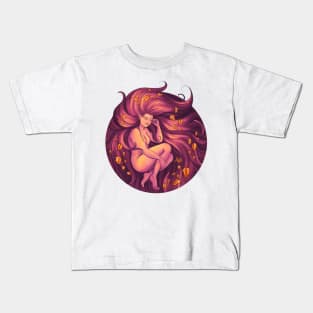 Nature Goddess - Autumn Kids T-Shirt